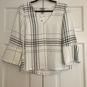 H&M Black/White Top
